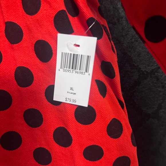 Unisex Disney Minnie Red and Black Polka Dot Jacket - Picture 4 of 4